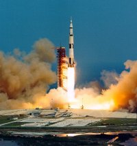 Apollo 16 launch at the Kennedy Space Centre