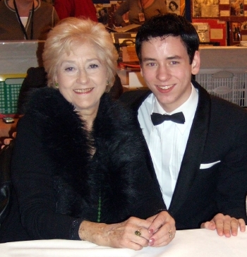 Liz Fraser with Ciaran Brown