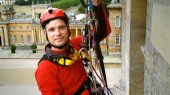 Jonathan Foyle at Blenheim Palace in 'Climbing Great Buildings'