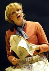 Sara Crowe as Emma in the stage version of 'Lark Rise to Candleford' (2010)