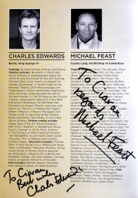 Ciaran Brown meets actor Charles Edwards